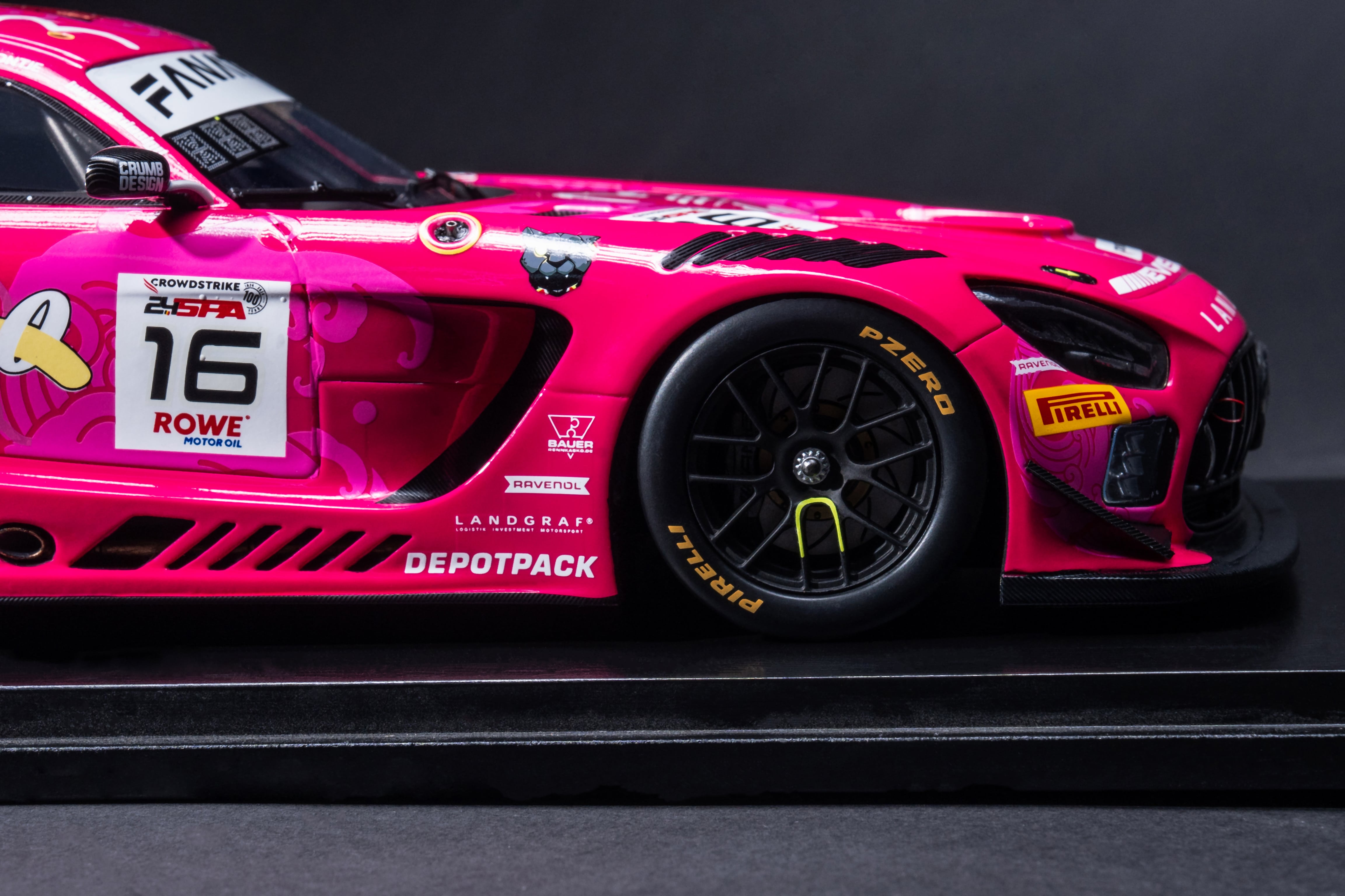 EVISU X Mercedes-AMG GT3 Evo 1:18 Scale Diecast Model Car