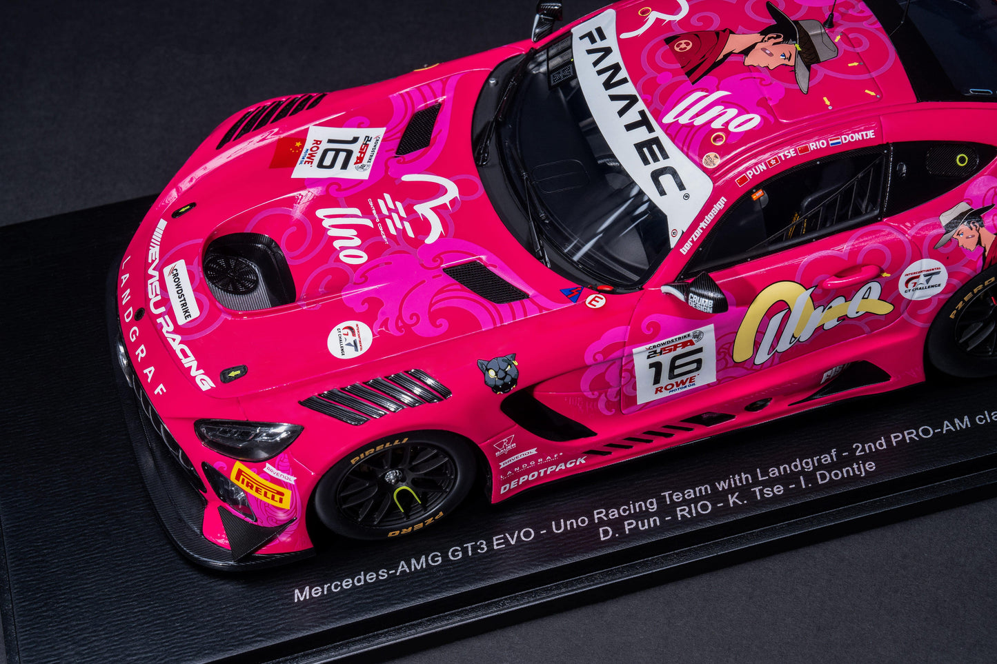 EVISU X Mercedes-AMG GT3 Evo 1:18 Scale Diecast Model Car