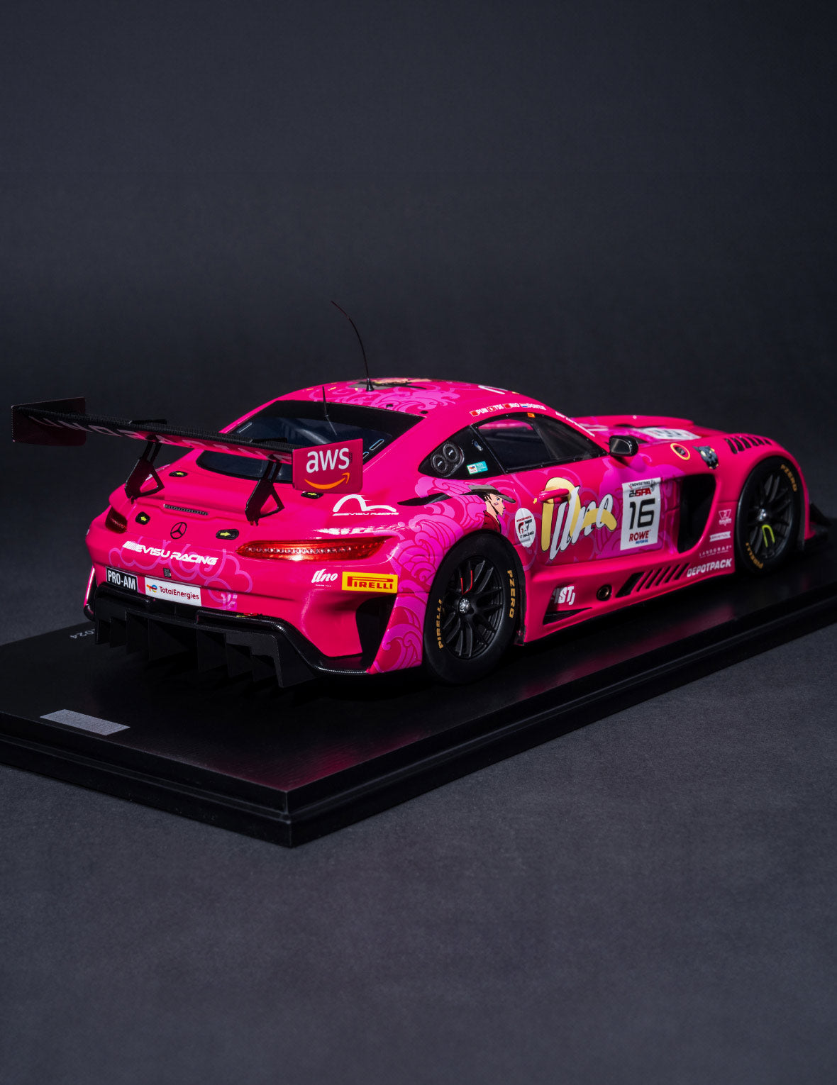 EVISU X Mercedes-AMG GT3 Evo 1:18 Scale Diecast Model Car