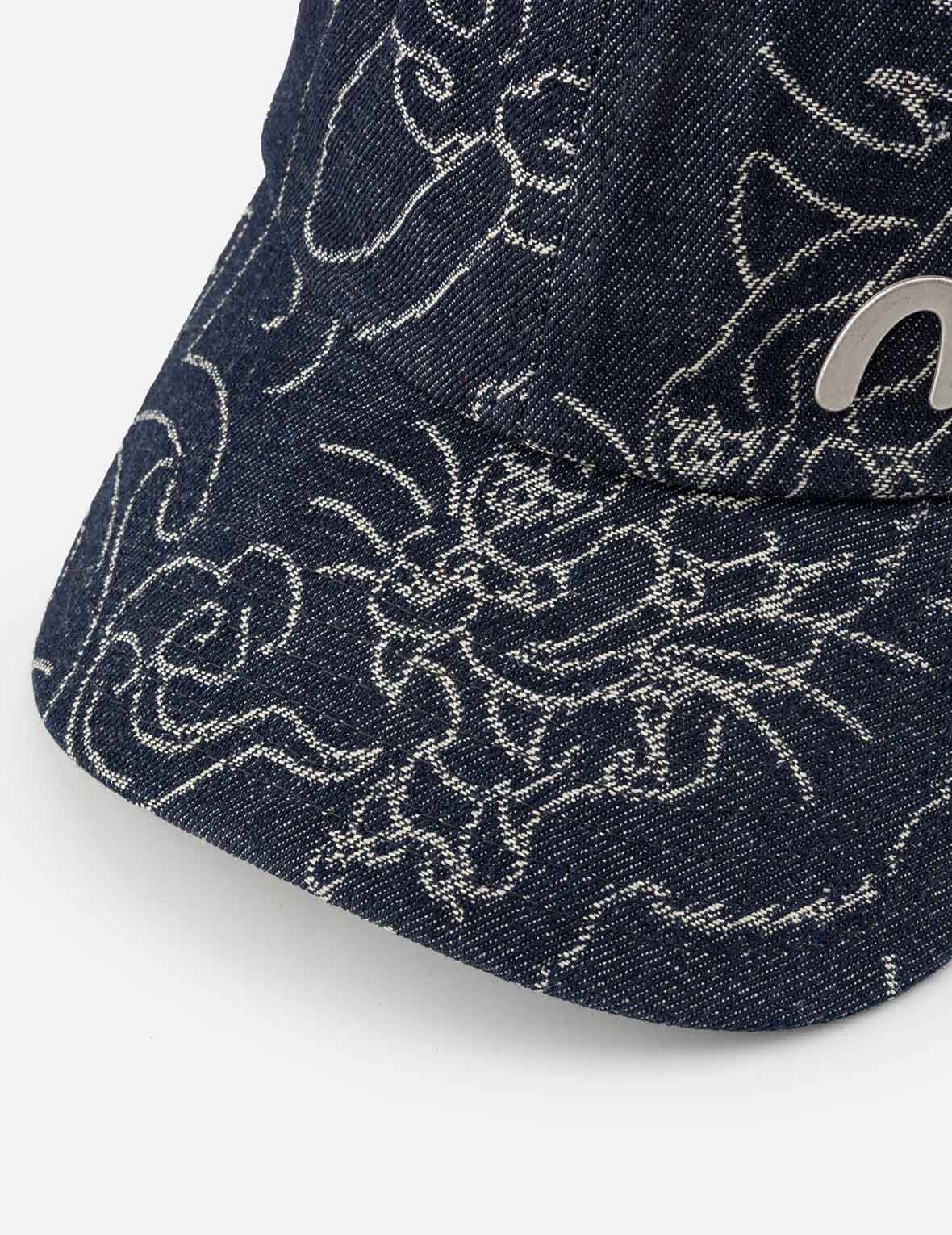 Allover Leopard Denim Cap