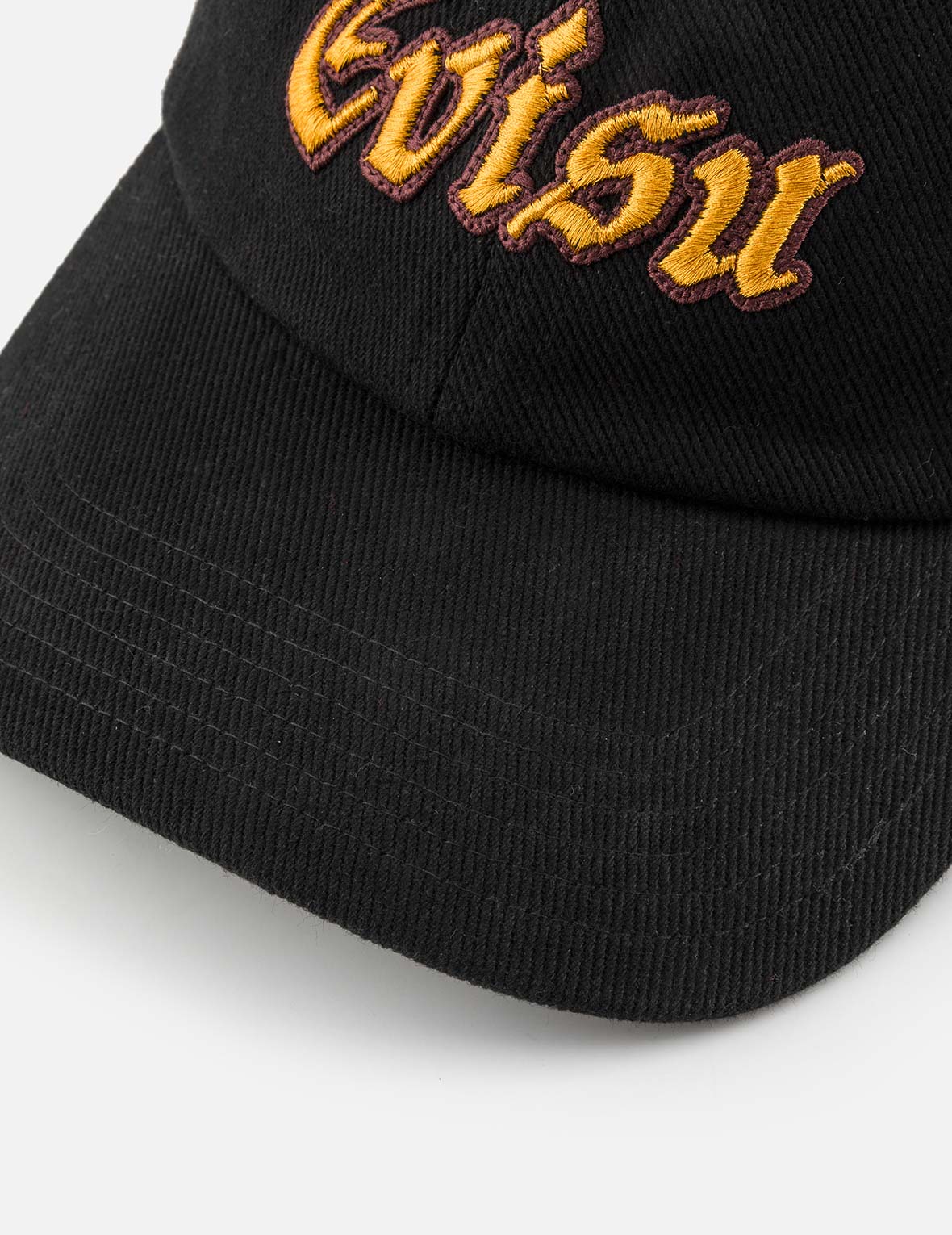Evisu Logo Embroidery Cap - Black