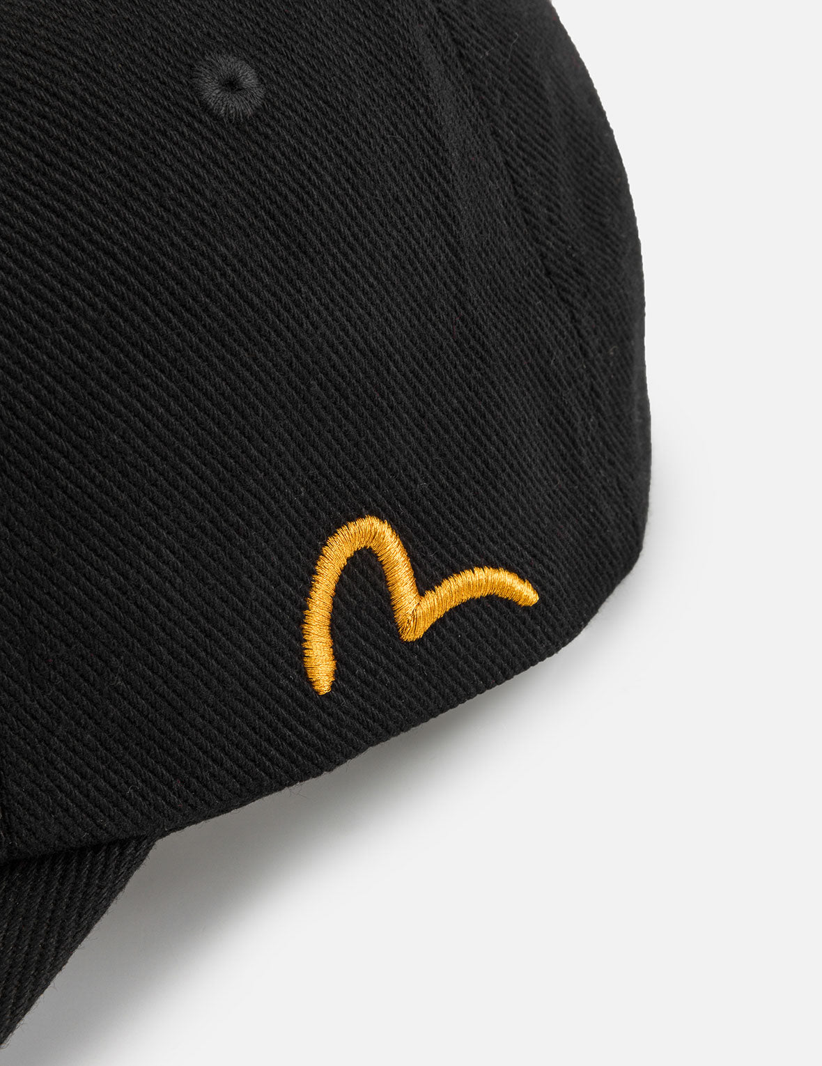 Evisu Logo Embroidery Cap - Black