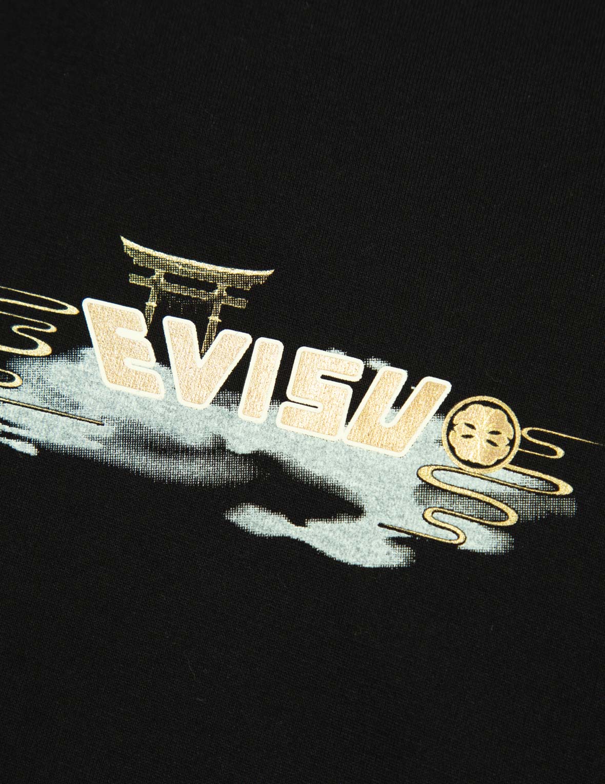 Calligraphy Daicock Foil-Print T-Shirt