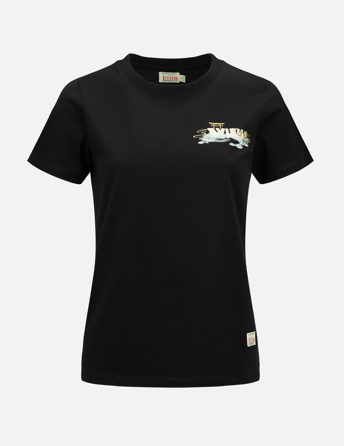 Calligraphy Daicock Foil-Print T-Shirt