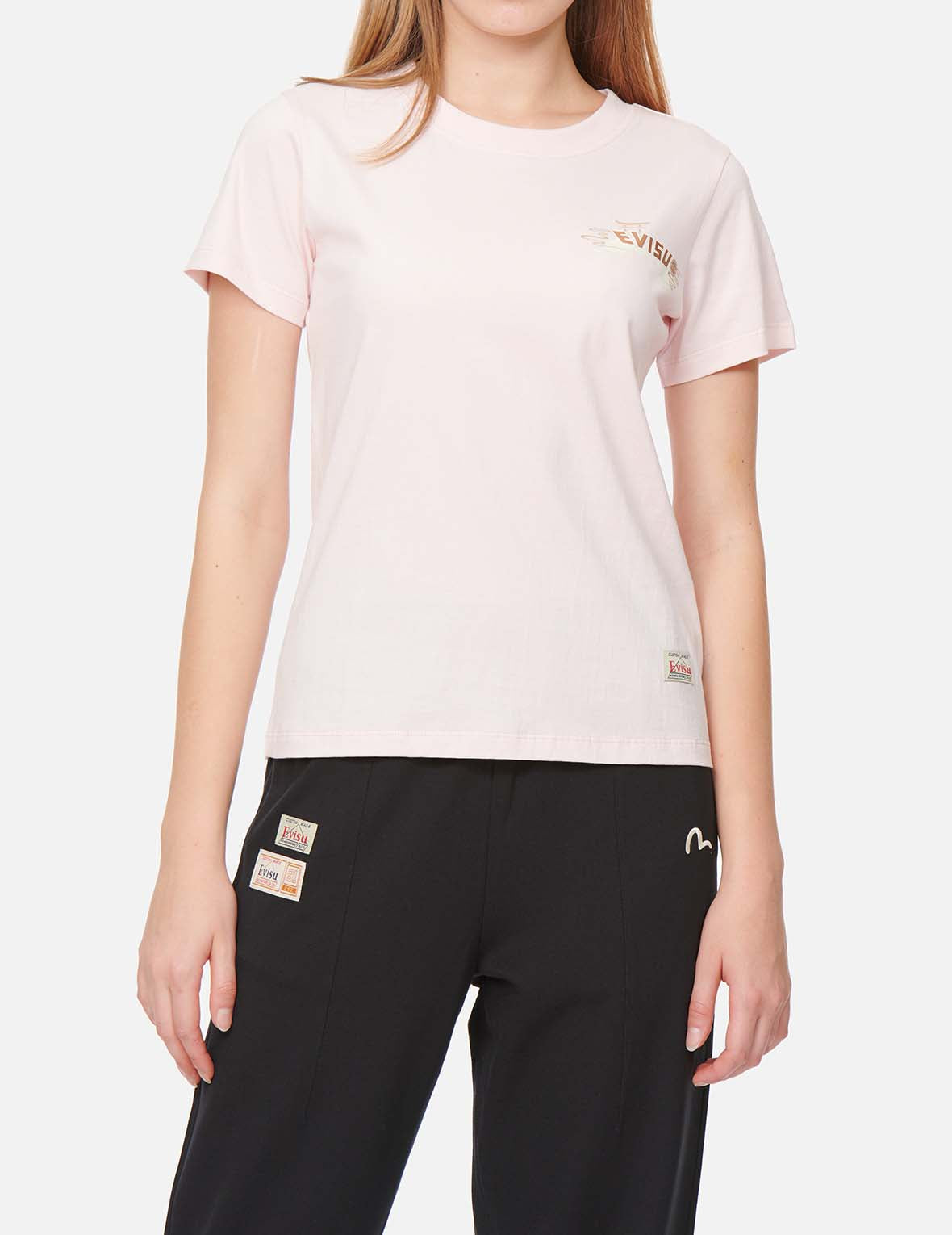 Calligraphy Daicock Foil-Print T-Shirt