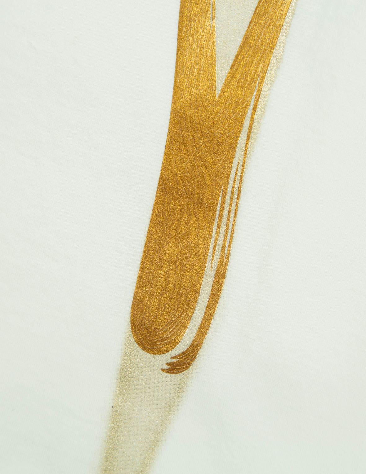 Calligraphy Daicock Foil-Print T-Shirt