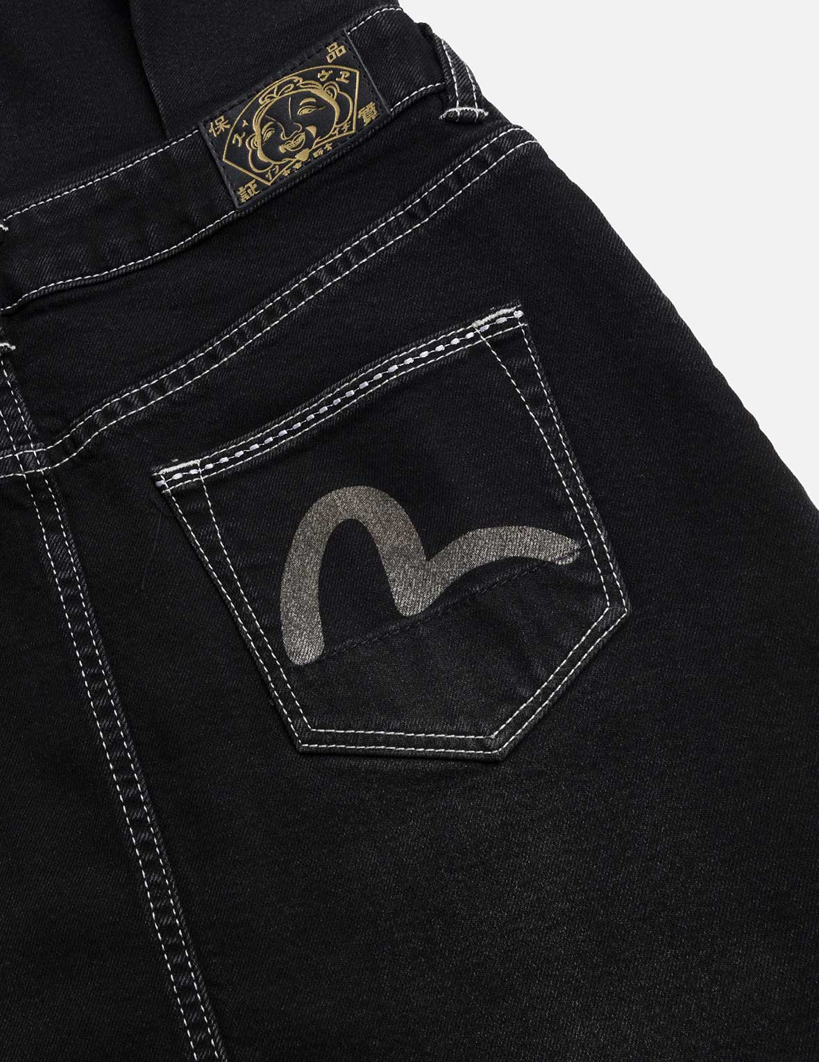 Logo Embroidery Fashion Fit Denim Dress