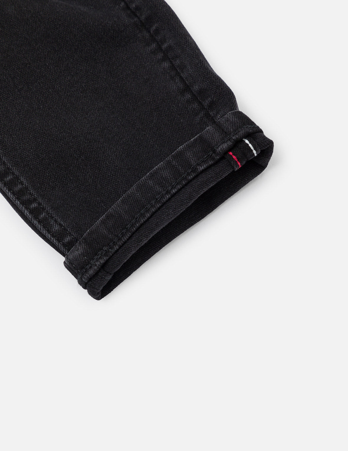 Brocade Inserted Seagull Skinny Jeans