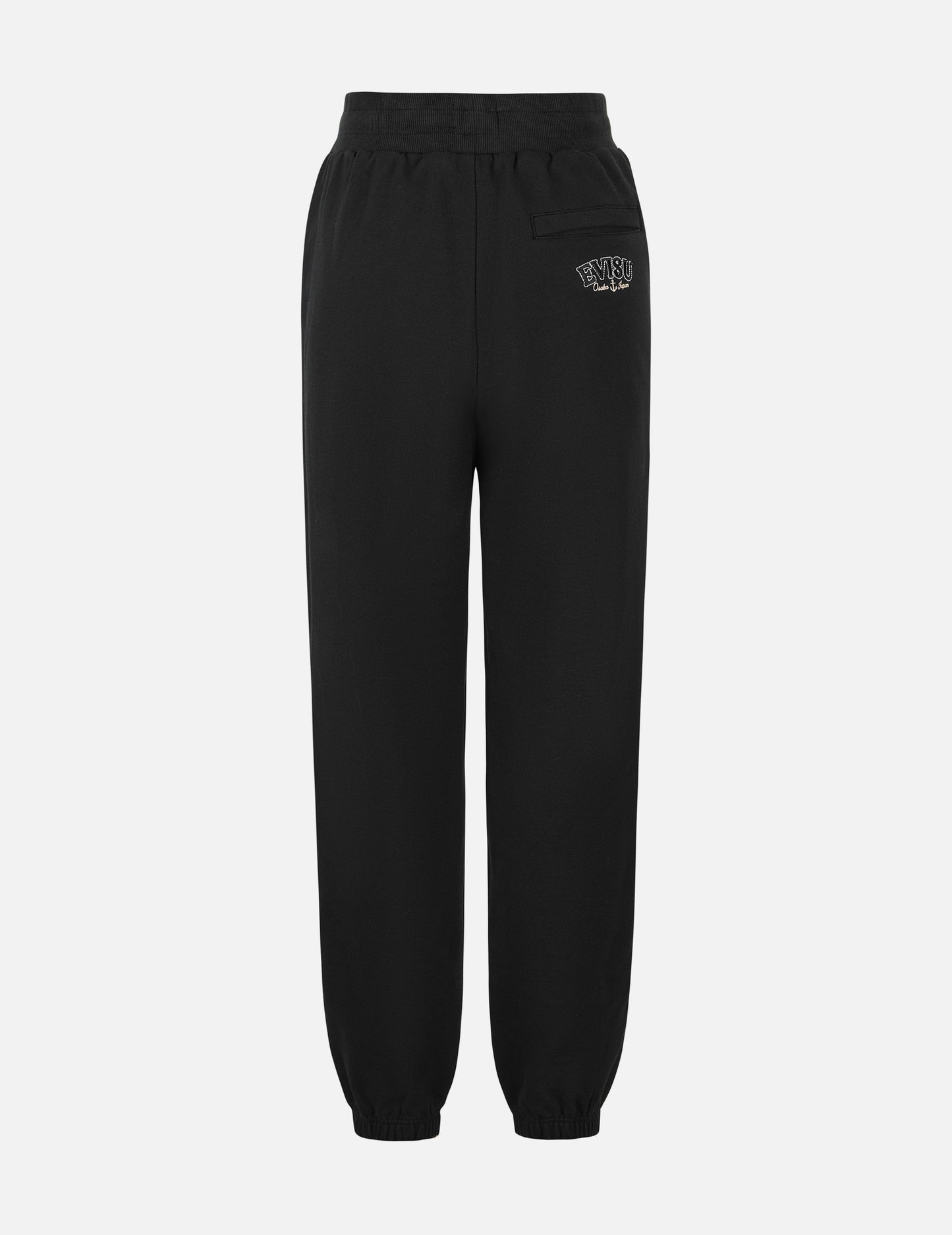 Seagull Print and Wave Embroidery Loose Fit Sweatpants