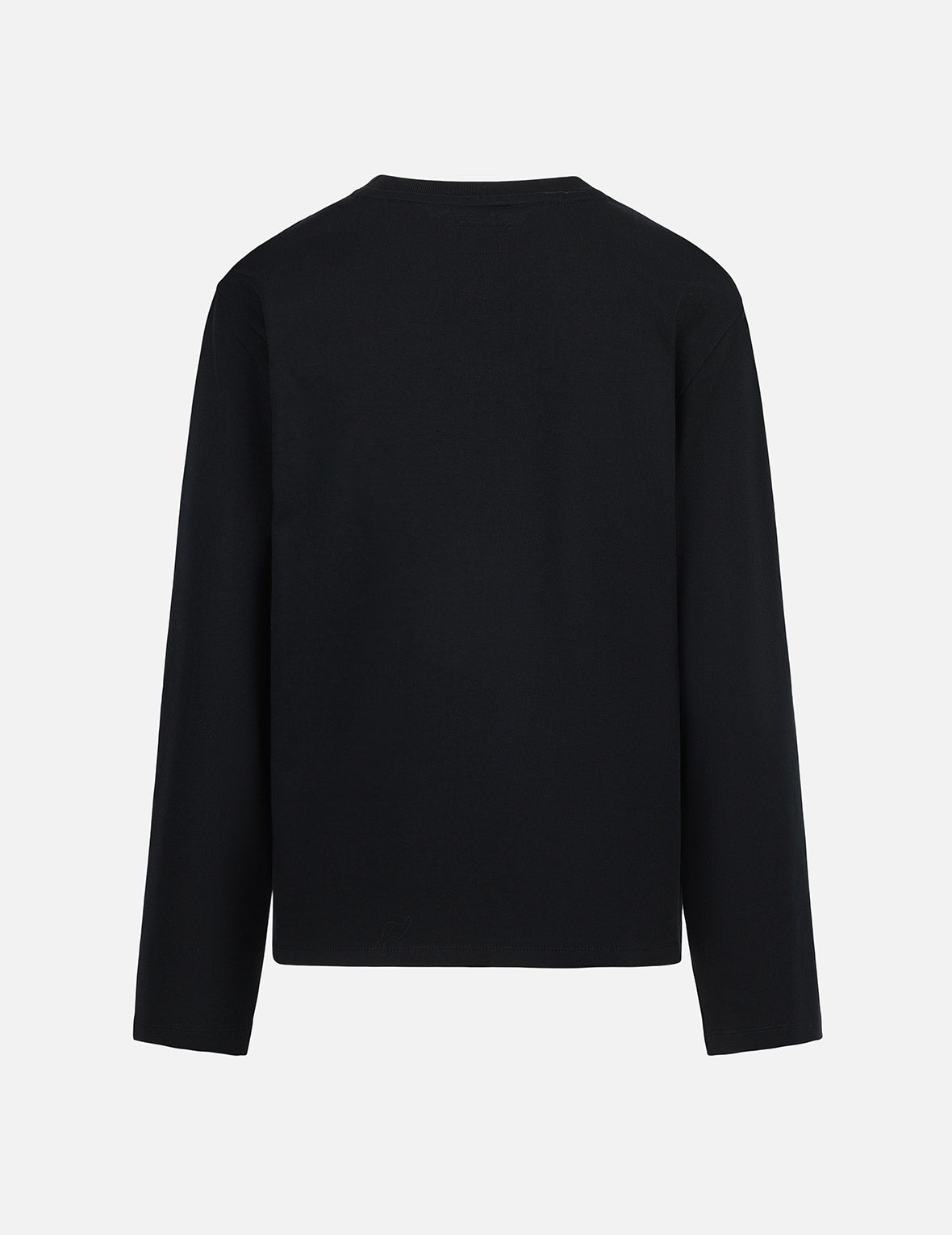 Brocade Seagull Embroidery Regular Fit Long-Sleeve T-shirt