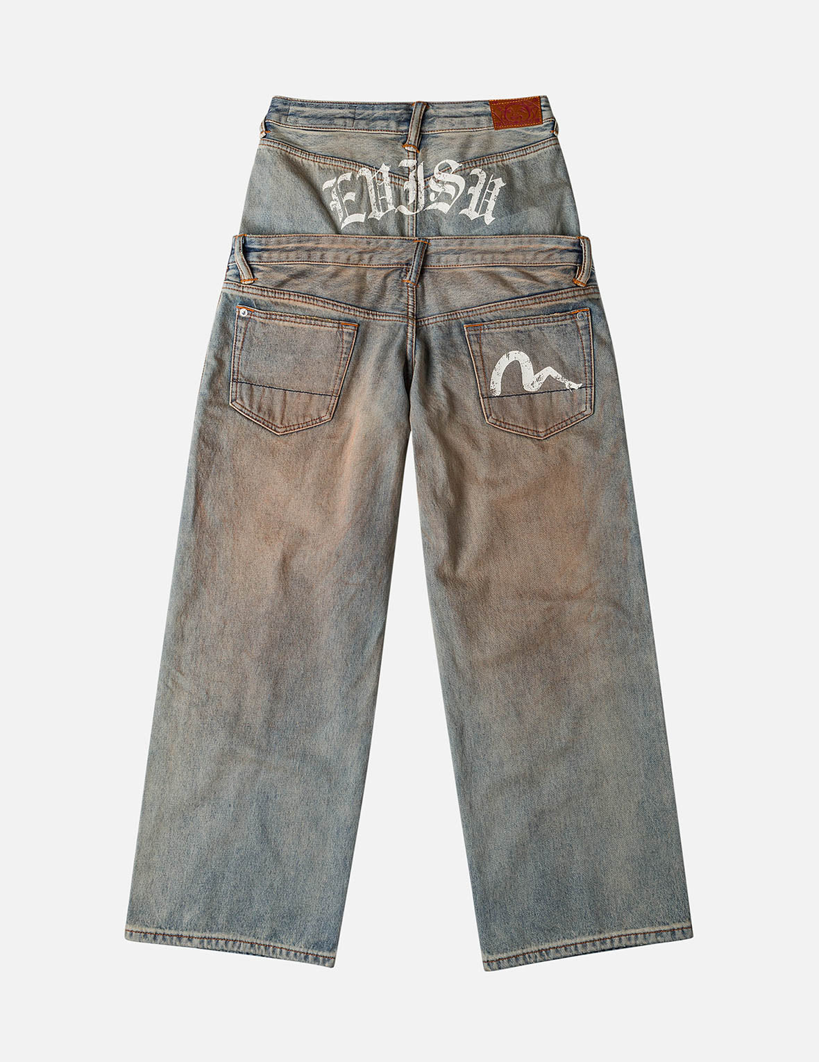Double Waistband Jeans