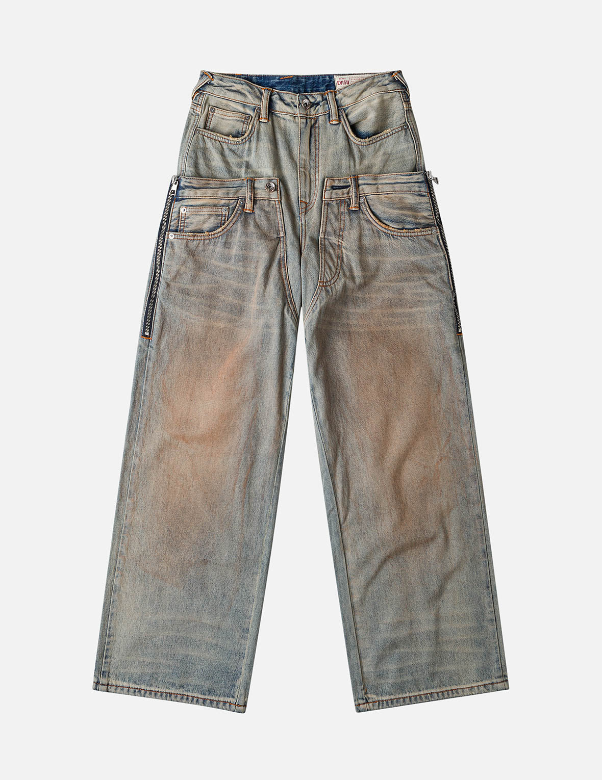 Double Waistband Jeans