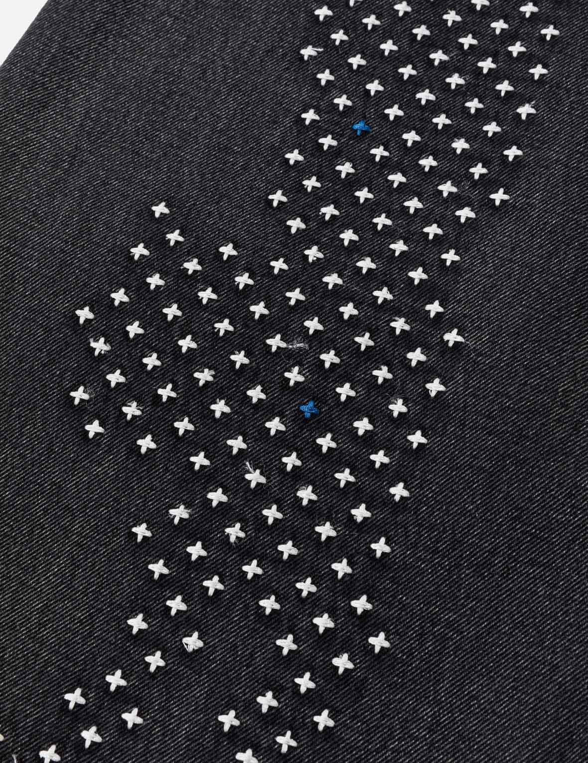 Sashiko Cat Daicock Jeans