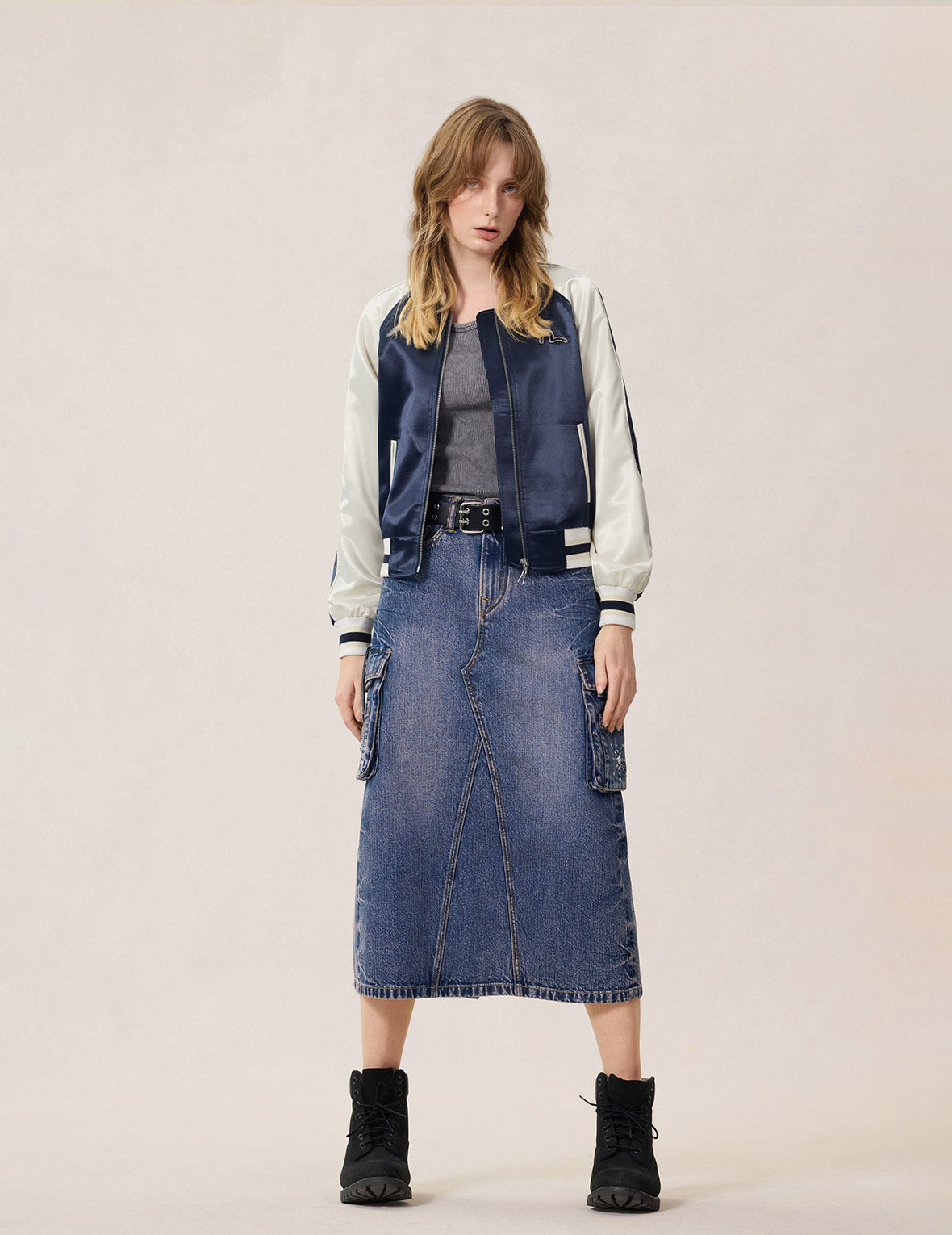 猫咪主题刺绣横须贺外套