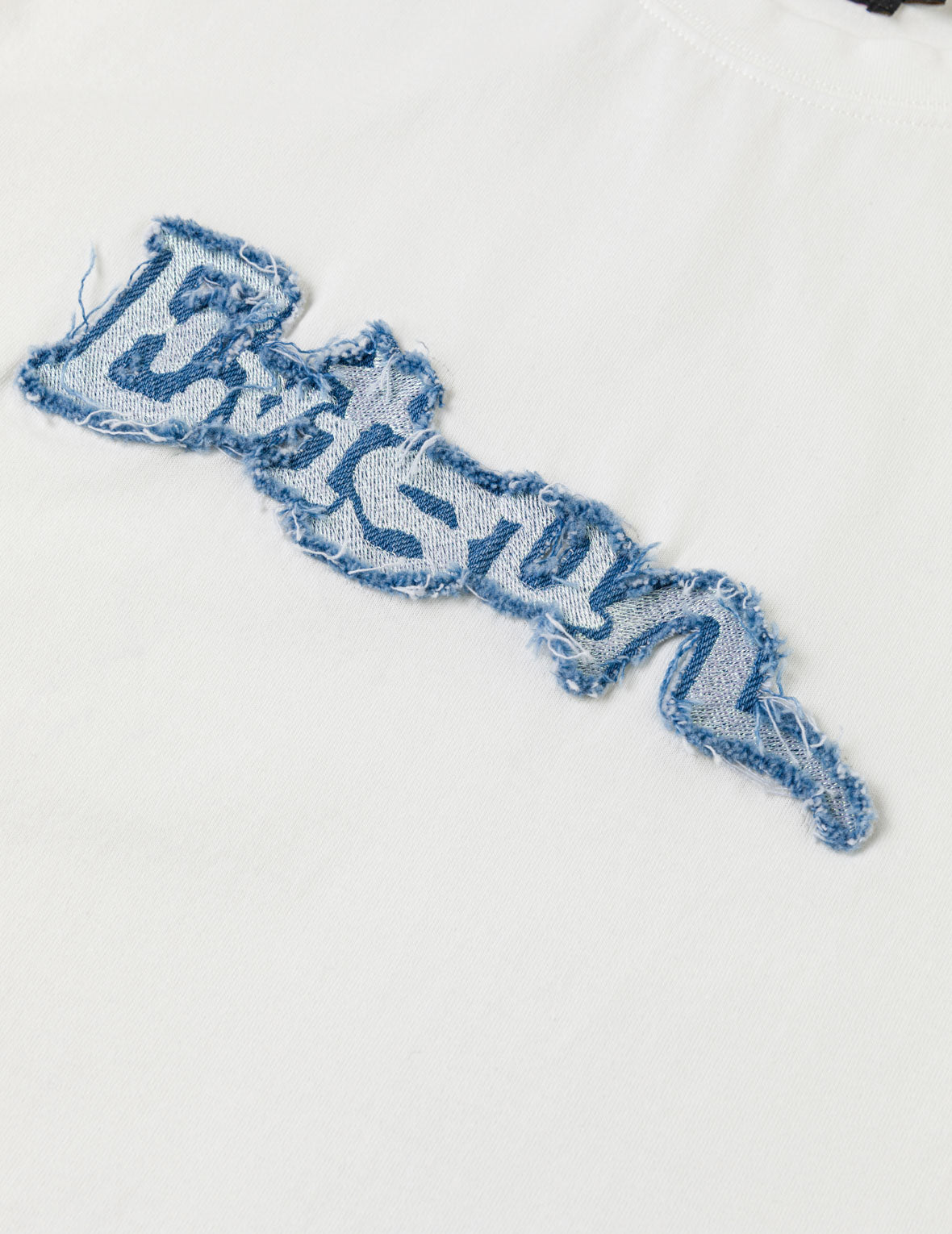Denim Patched Seagull Logo T-shirt