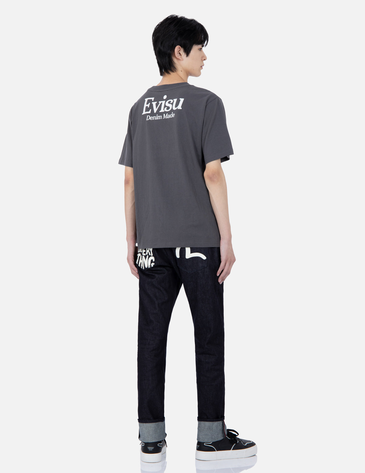 Kamon and Logo Print T-Shirt