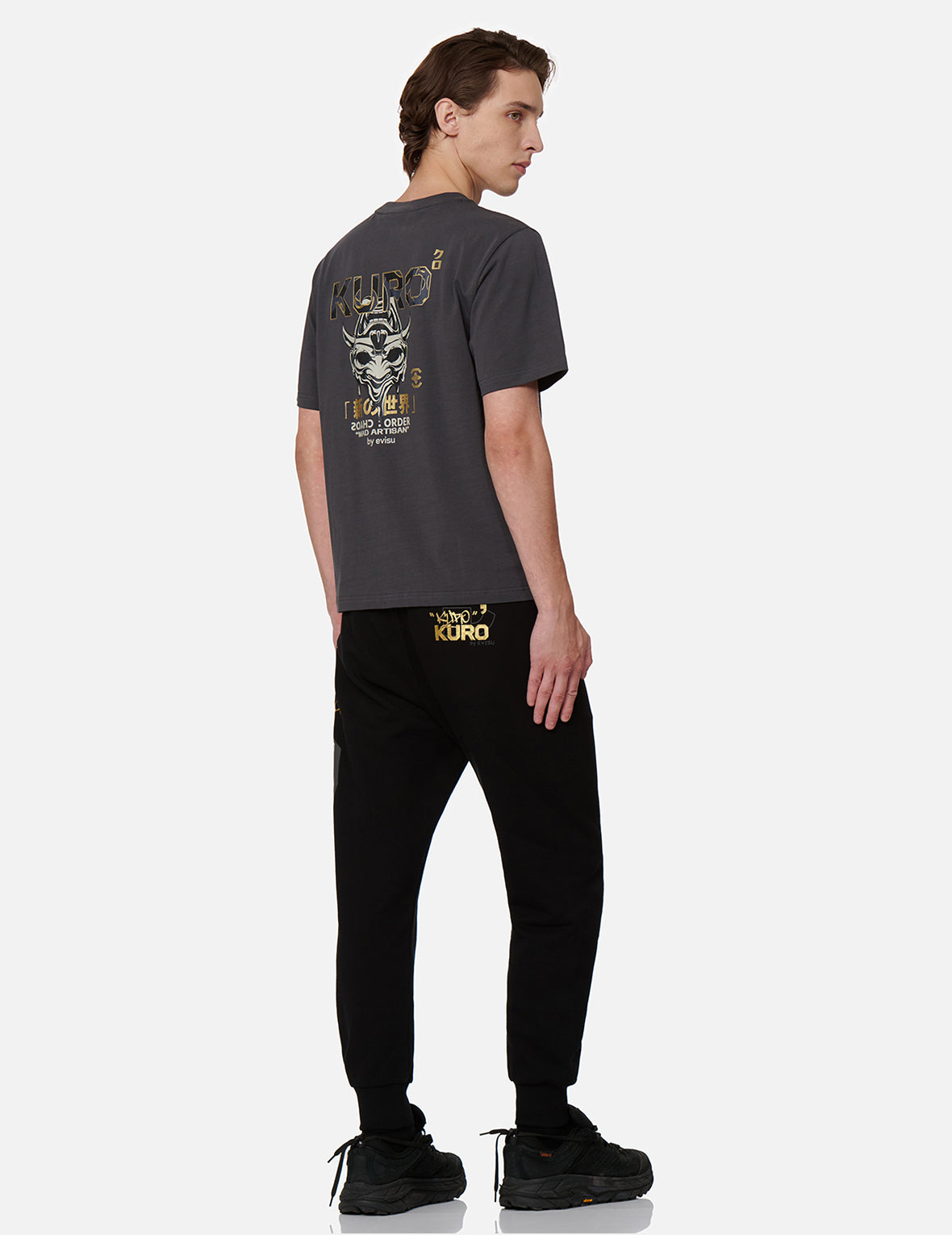 Melting Hannya Skull Print T-shirt