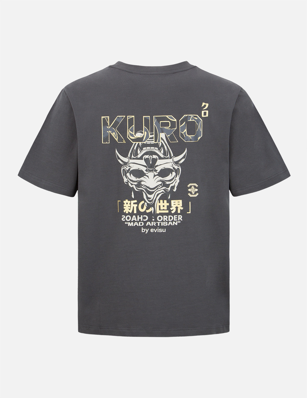 Melting Hannya Skull Print T-shirt
