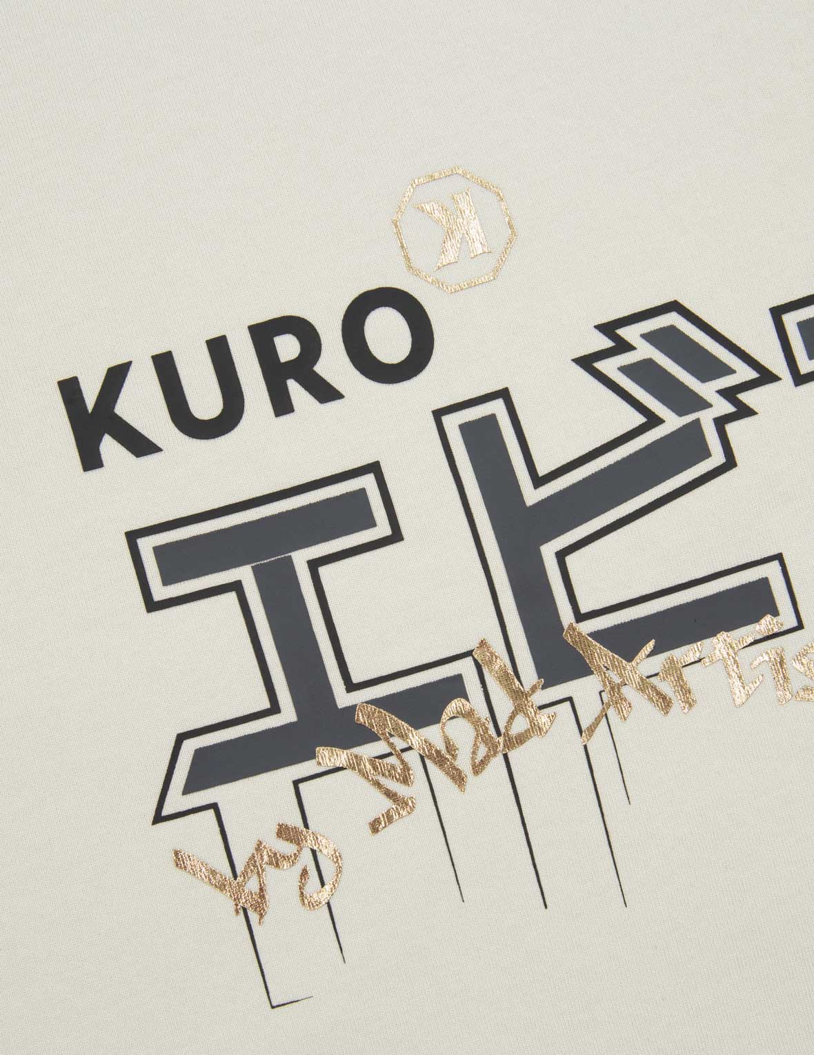Graffiti Effect Logo and Slogan Print T-shirt