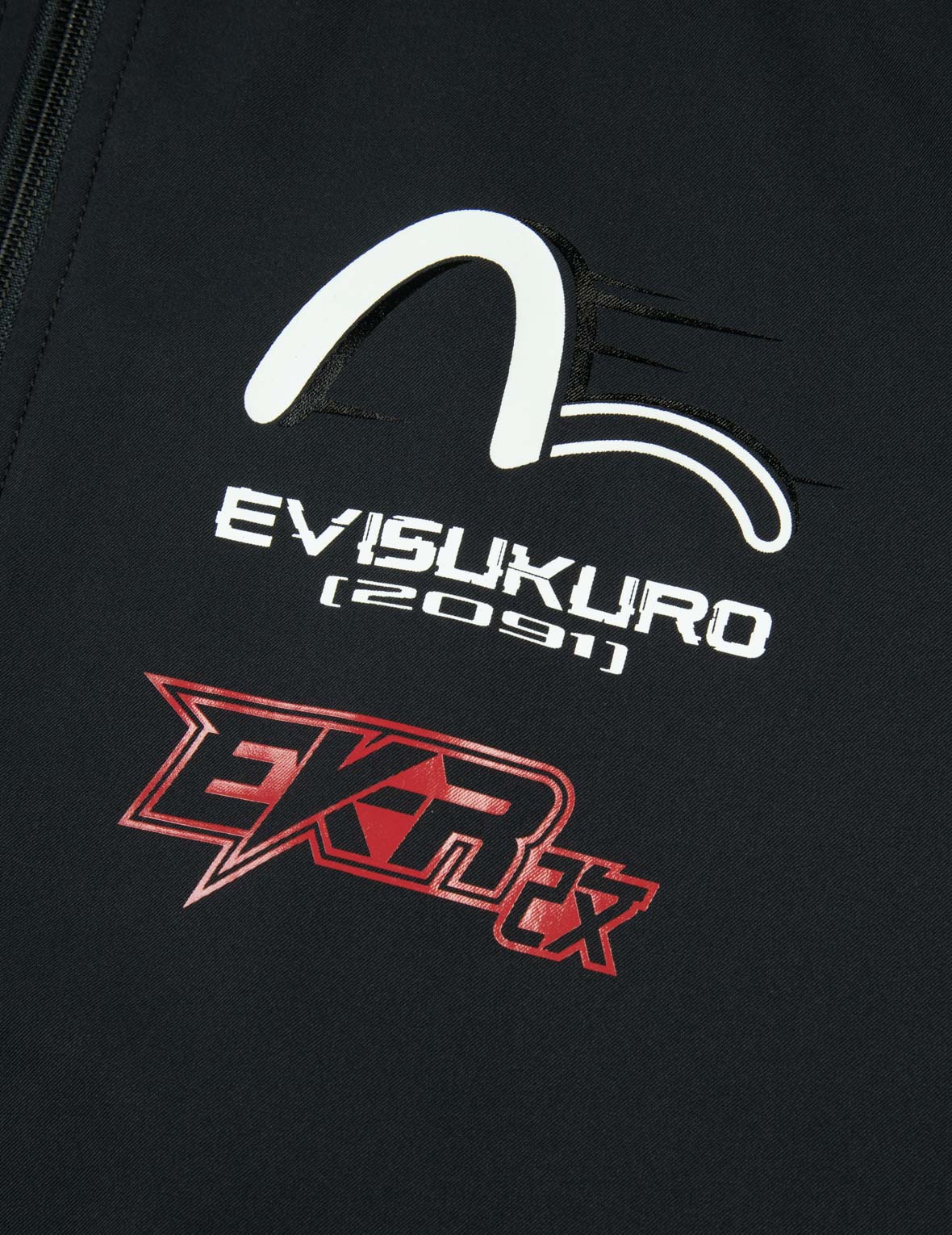 多重商标印花时尚版型赛车外套