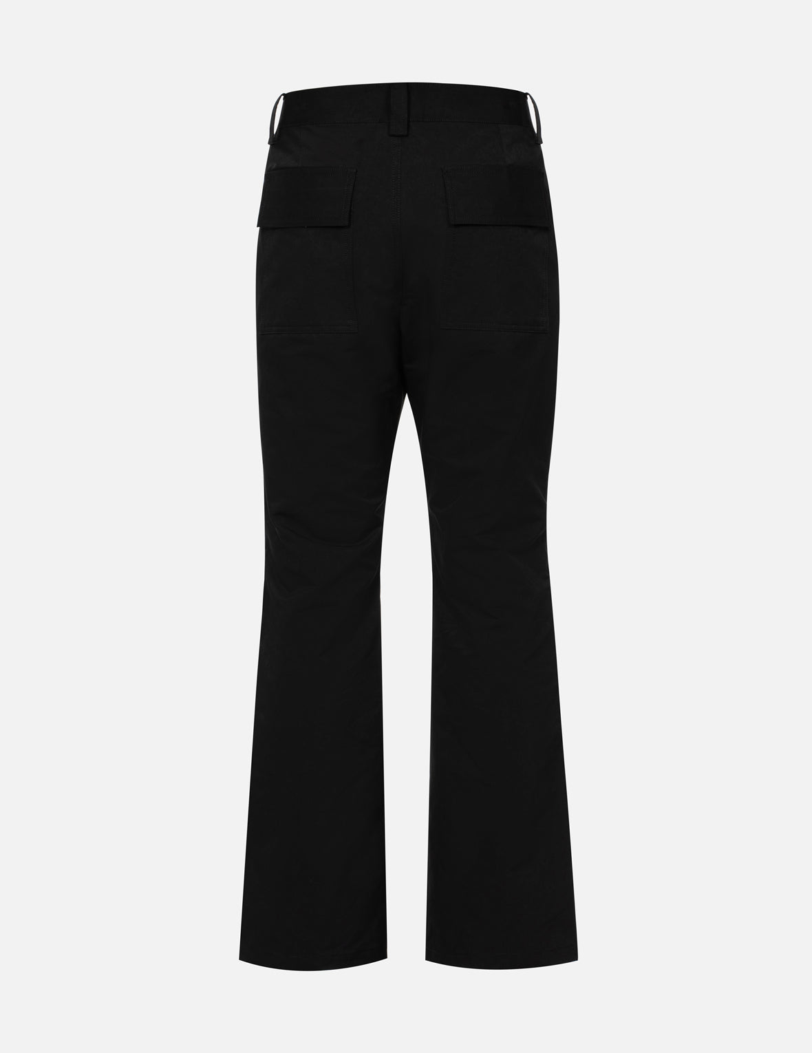 海鸥刺绣和多口袋常规版型喇叭裤