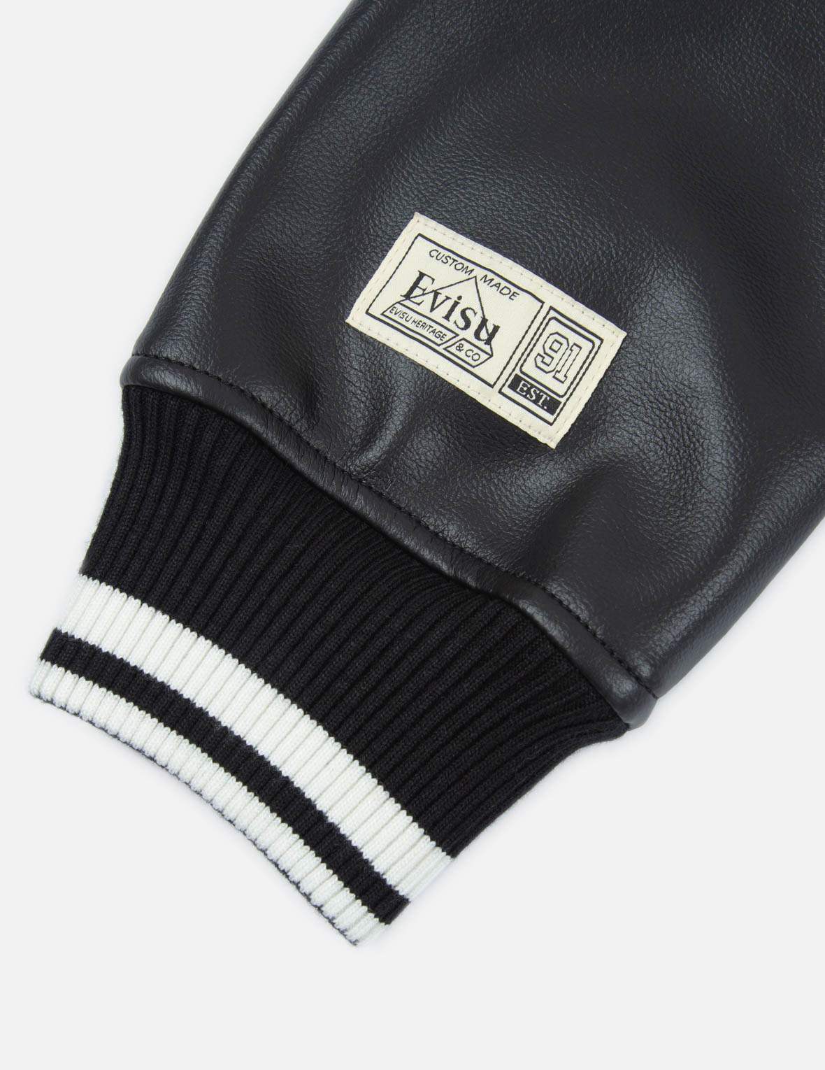 “Hide-and-Seek” Godhead Appliqué Baseball Jacket