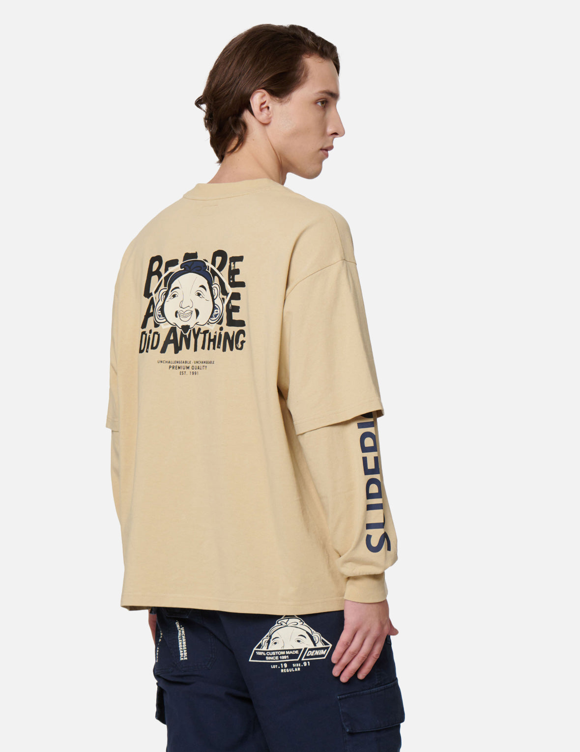 Godhead Print 2-in-1 T-Shirt