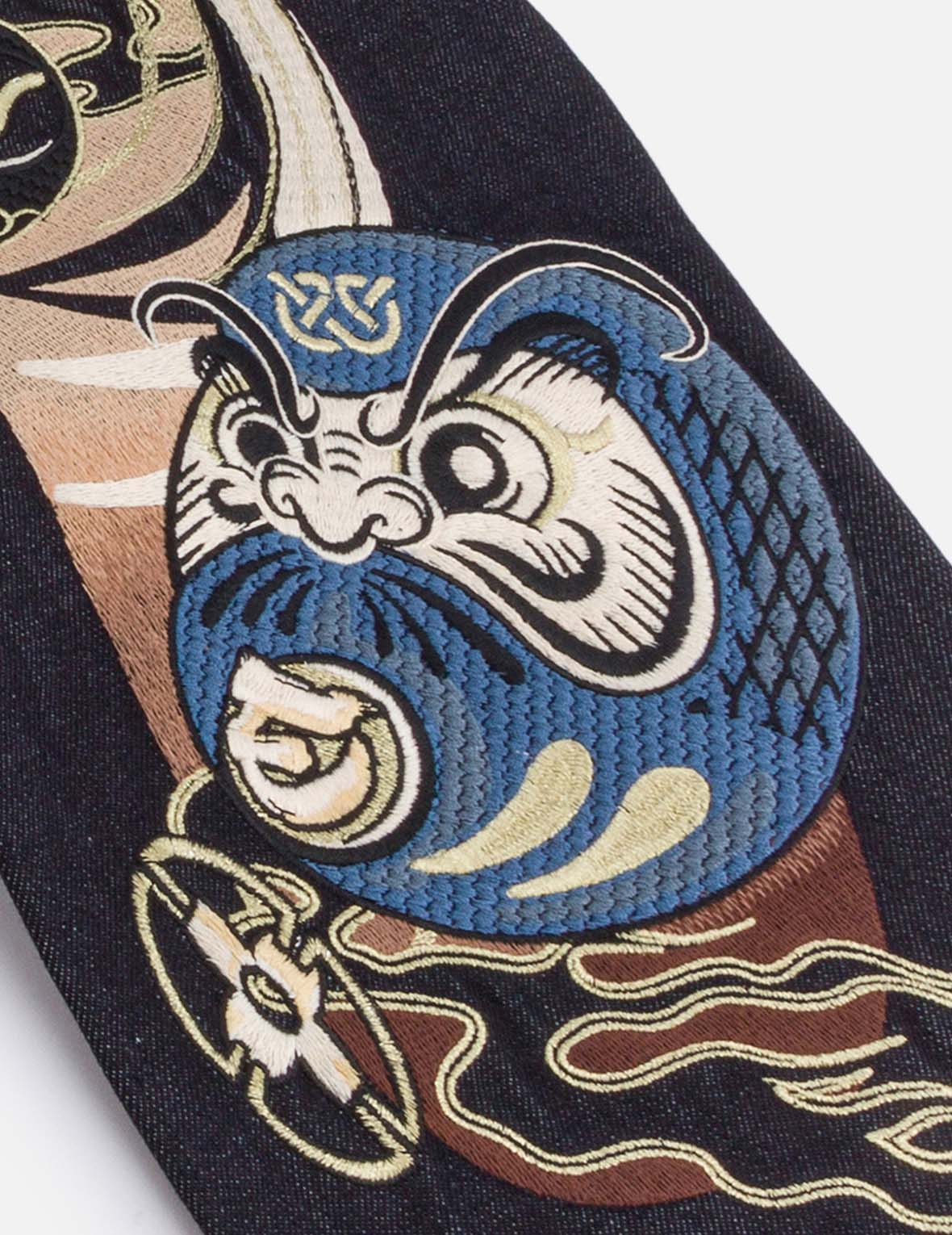 EVISU ダルマデザイン デニム W30×L34 美品 Ninja Daruma Daicock Embroidery Taper Fit Jeans #2017 – EVISU