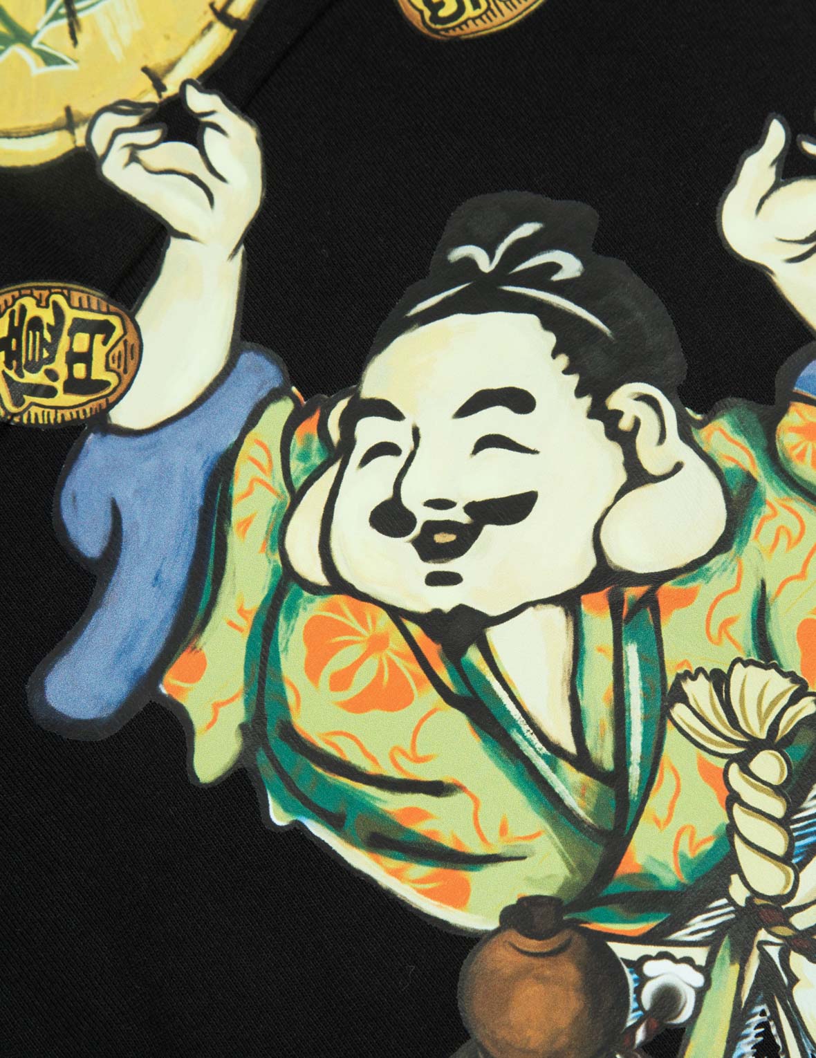 信乐狸大M印花宽版T恤