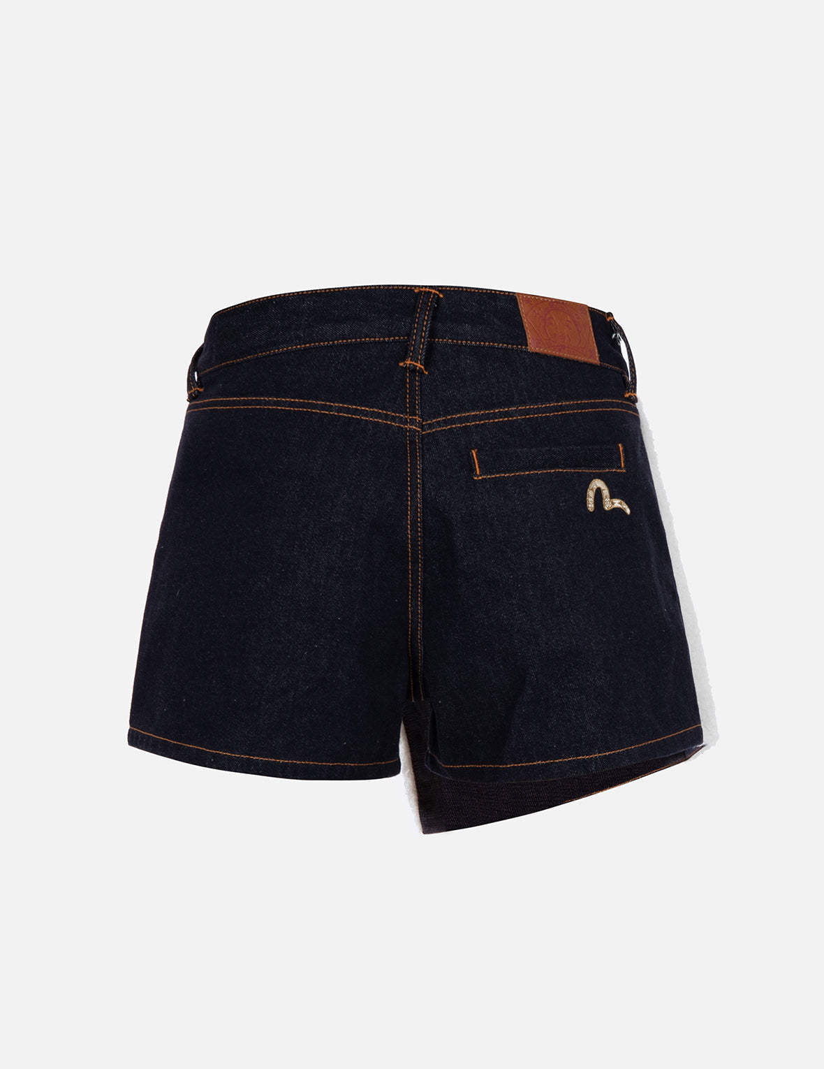 Sherpa Blocking Denim Skort