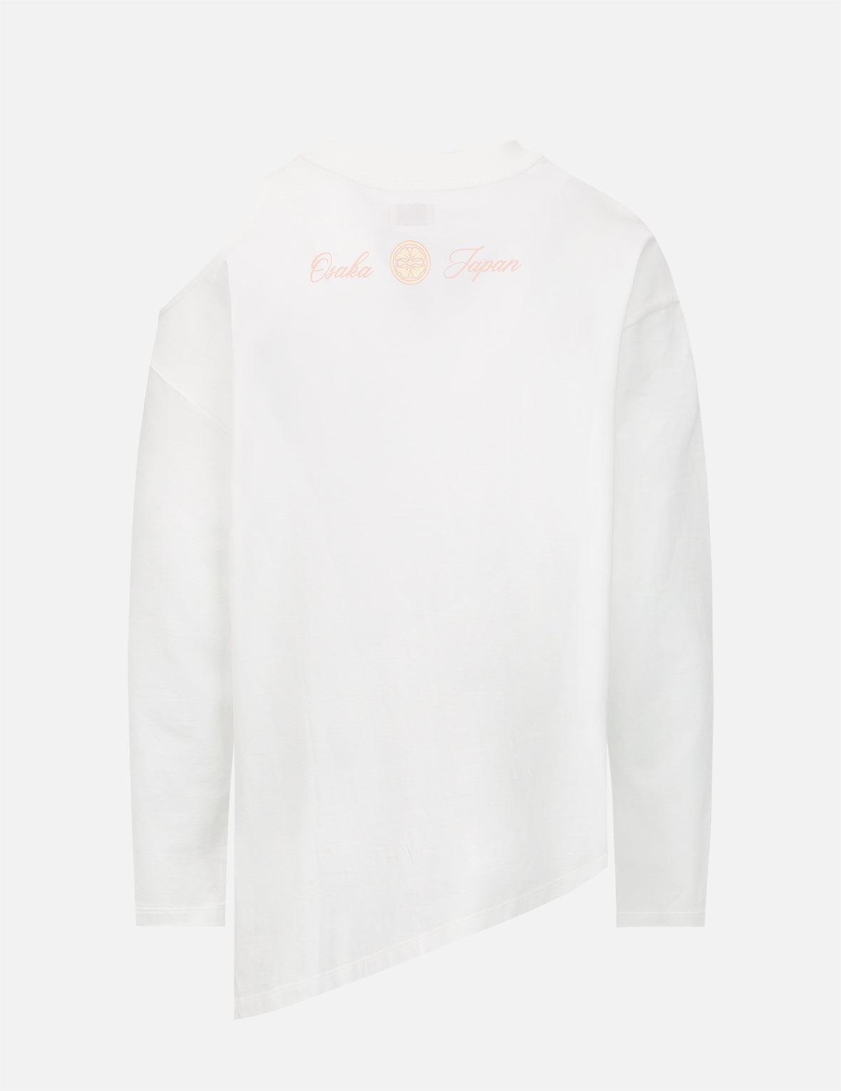 Logo Print One-shoulder Cut-out T-shirt