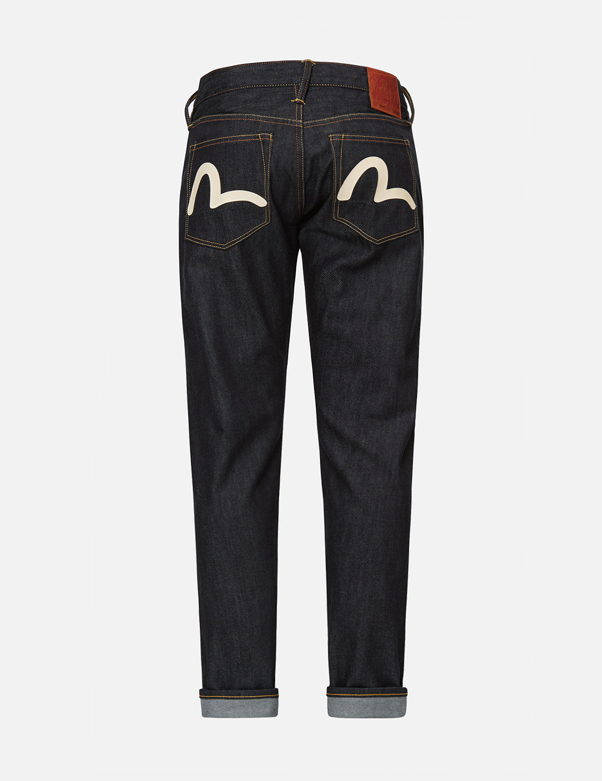 Ecru Seagull Carrot Fit Raw Denim Jeans #2017