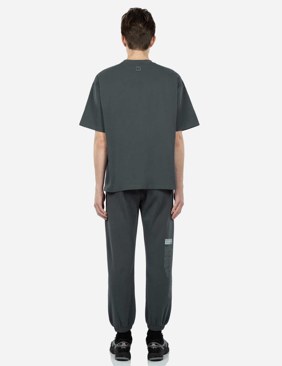 Logo and Slogan Print Sweatpants
