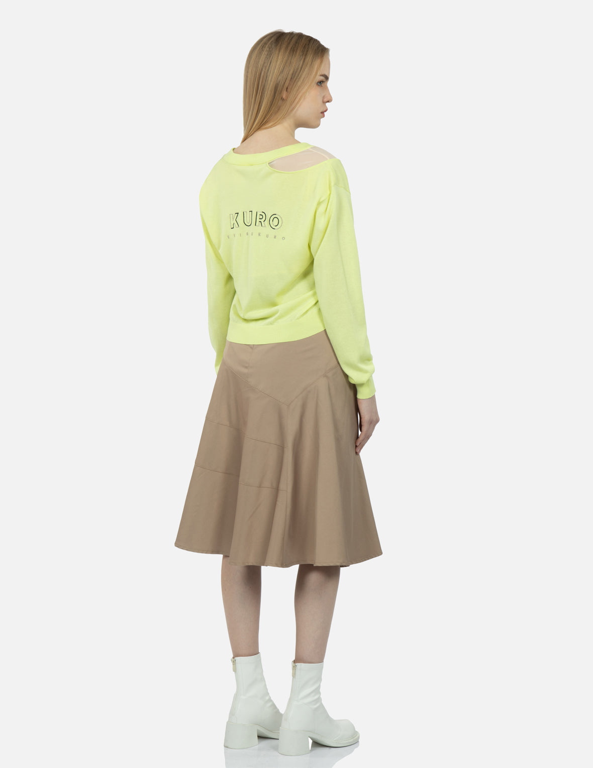 Mock Cut-out Shoulder Cardigan
