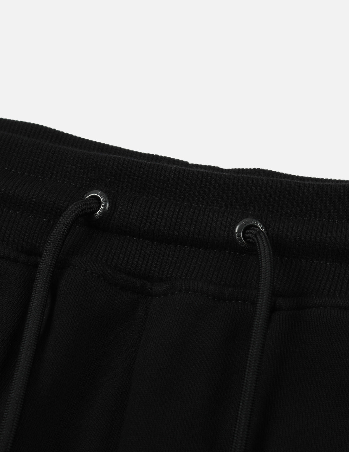 Logo and Seagull Embroidered Scallop Hem Sweatshorts