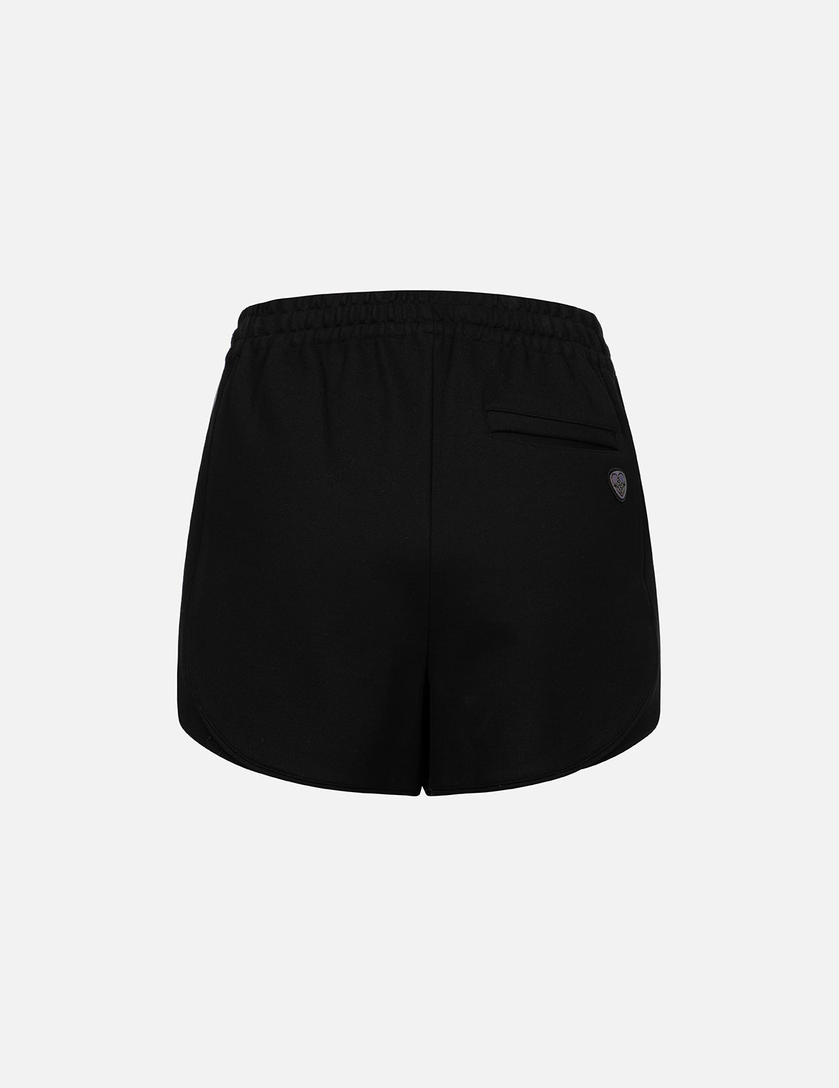 Two-Layer Elastic Waistband Regular Fit Souvenir Shorts