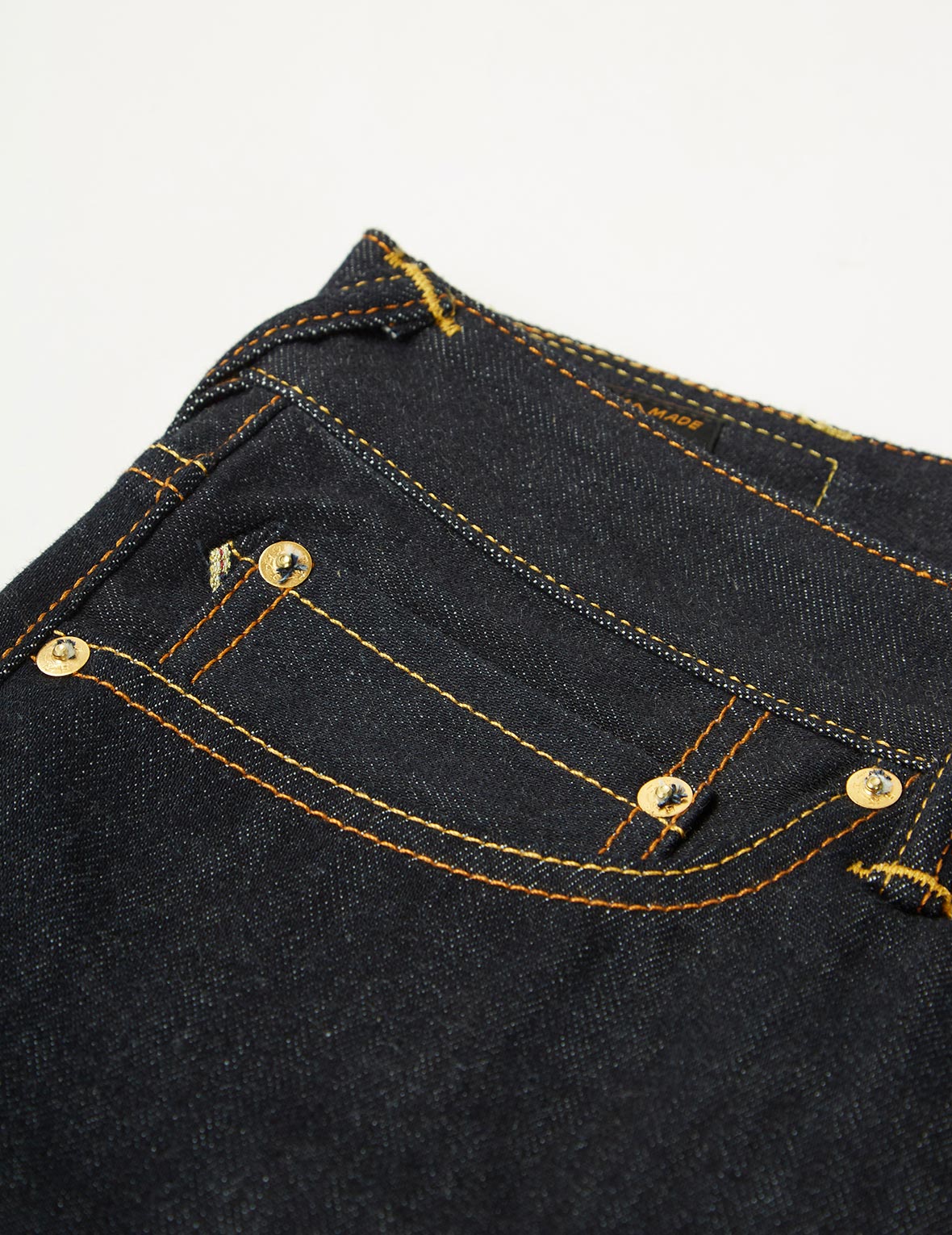 "Year of the Ox" Slim Straight fit Denim Jeans