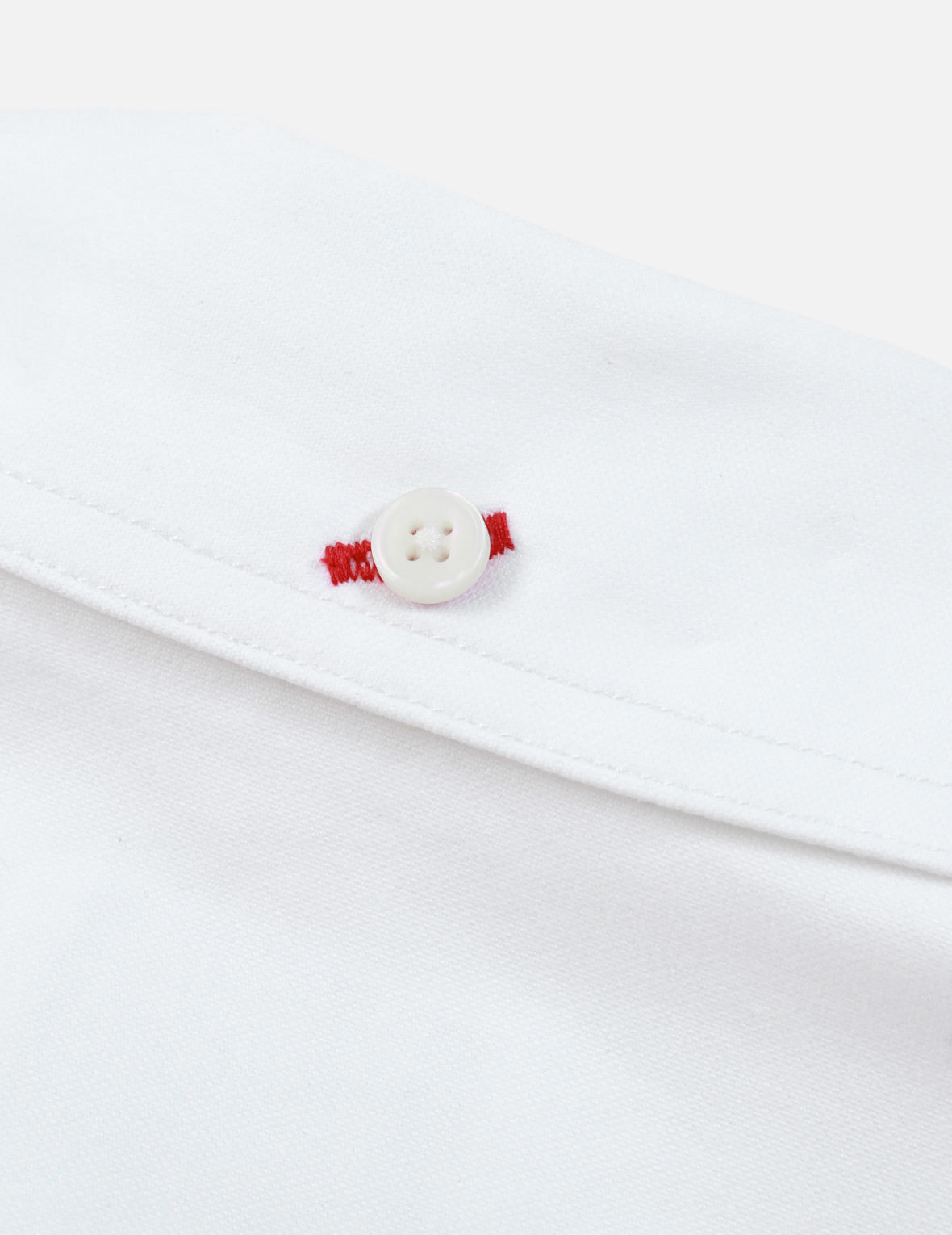 Graffiti Daruma with Logo Sticker Print Oxford Shirt