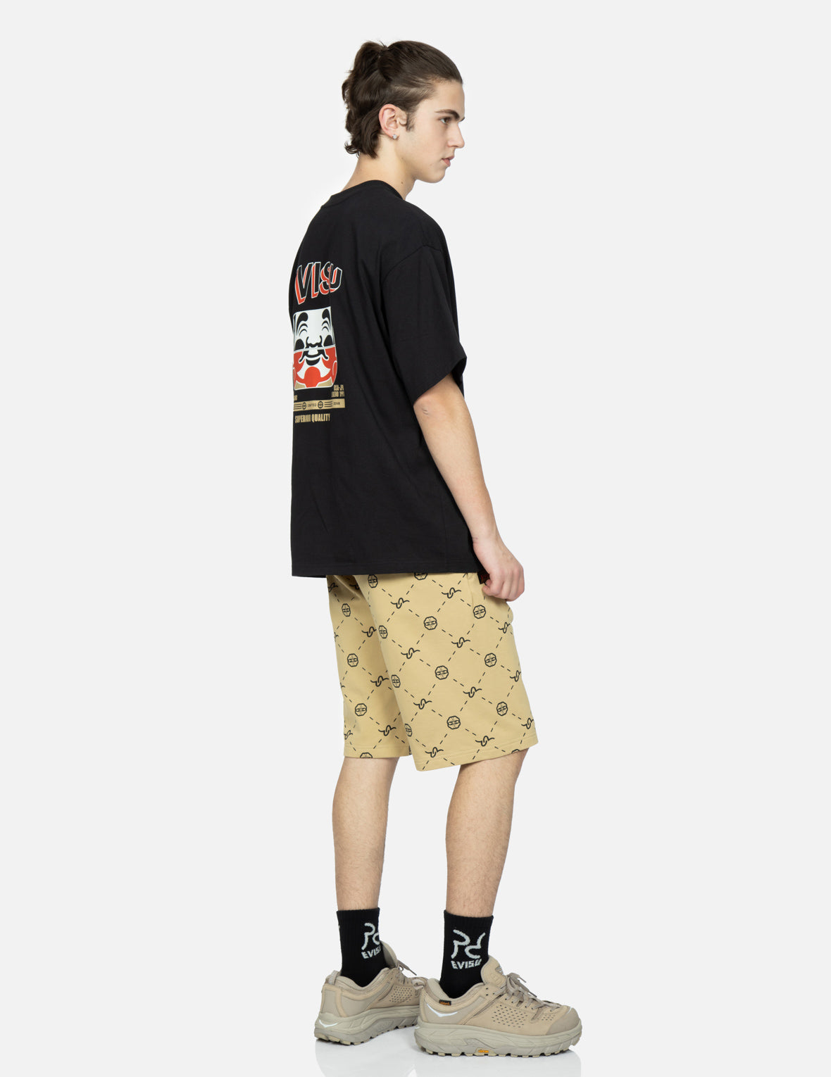 Monogram Print Sweat Shorts