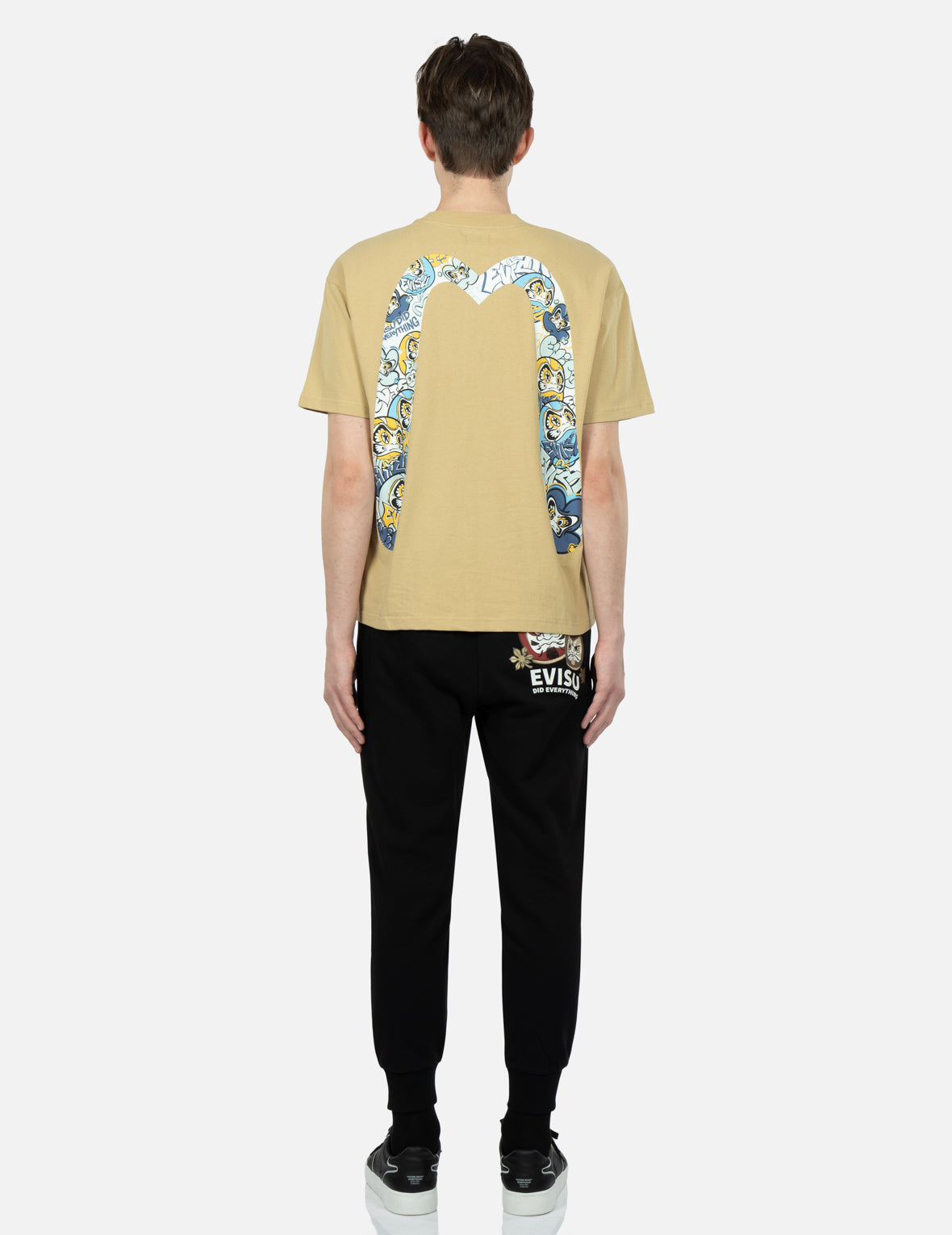 Graffiti Daruma Daicock Print T-Shirt