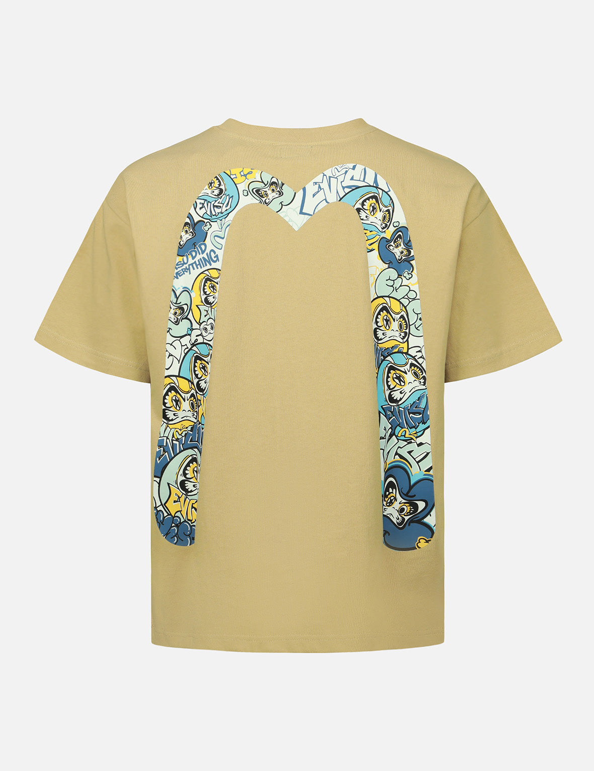 Graffiti Daruma Daicock Print T-Shirt