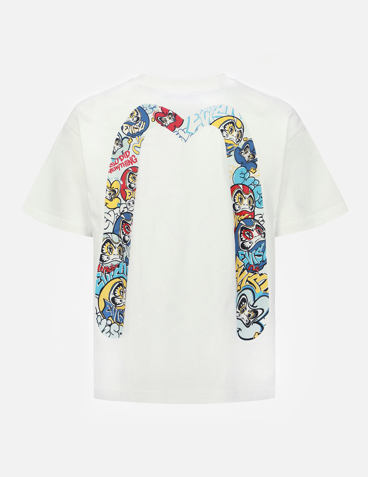 Graffiti Daruma Daicock Print T-Shirt