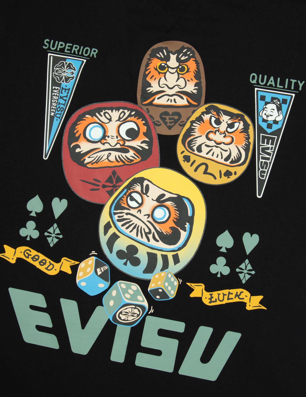 Playful Daruma Print Regular Fit T-shirt