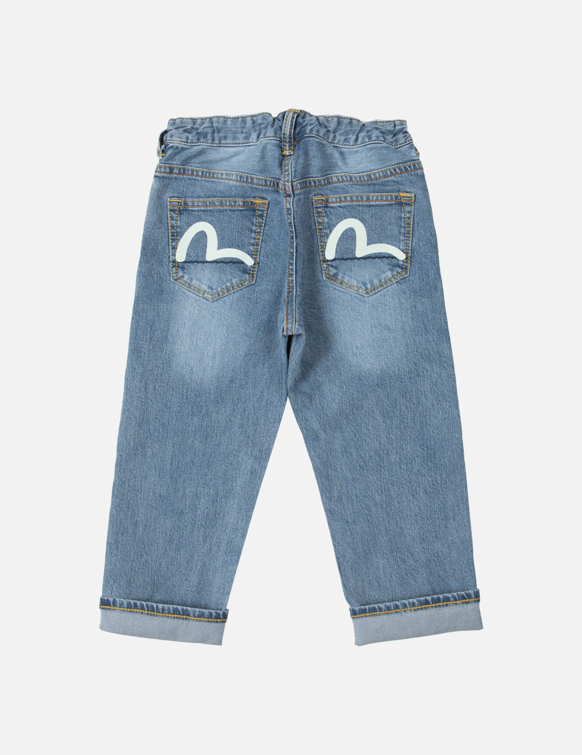 Dinosaur Bear and Seagull Print Regular Fit Jeans
