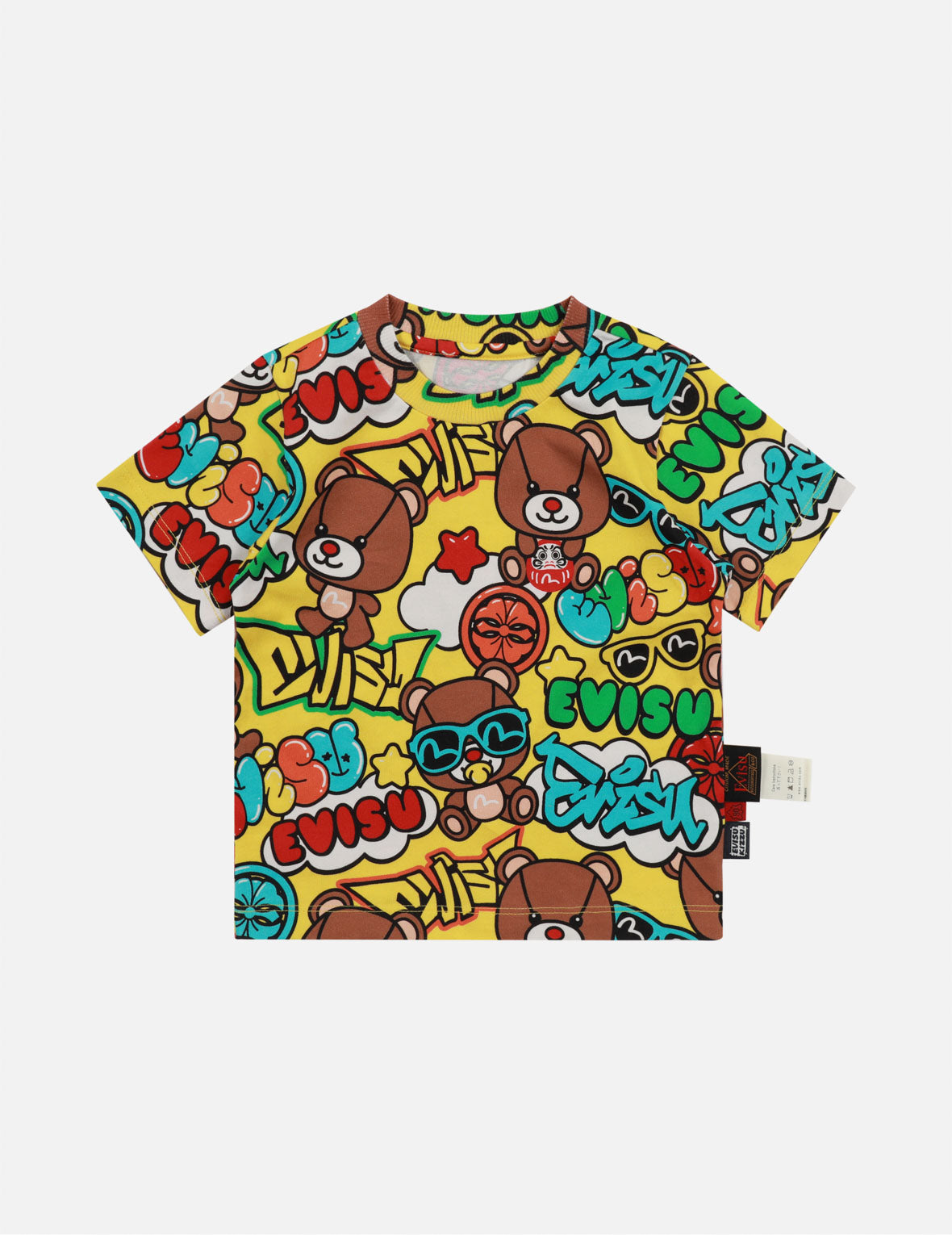 Graffiti Style Multi-Print Regular Fit T-shirt